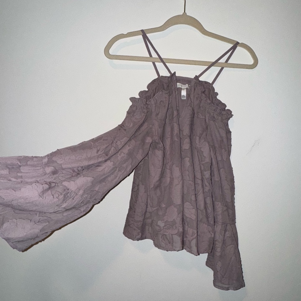 Leith Purple Ruffle Blouse - Picture 4 of 4